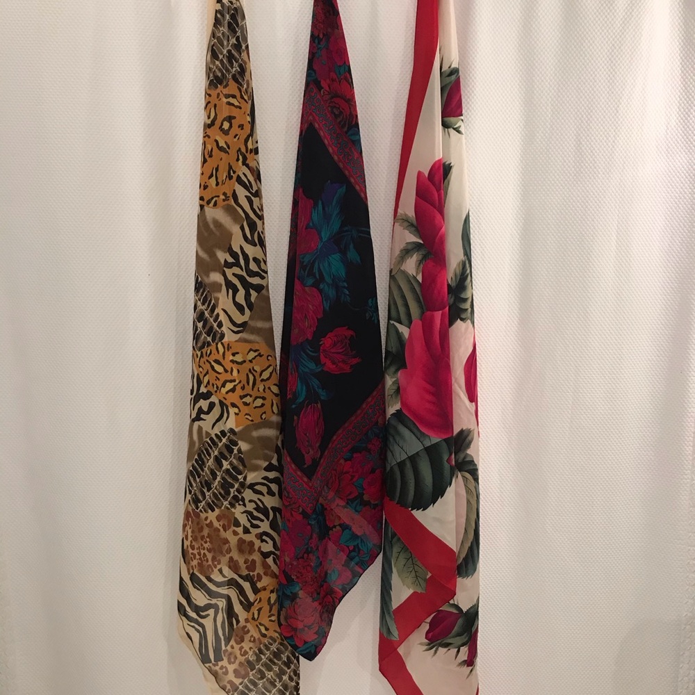 Set of beautiful scarves